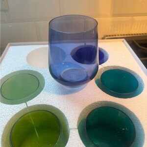 Estelle Stemless Wineglasses- NWT